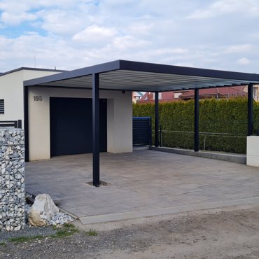 Inspirace Carport ARTOSI – hliníkový přístřešek pro auta
